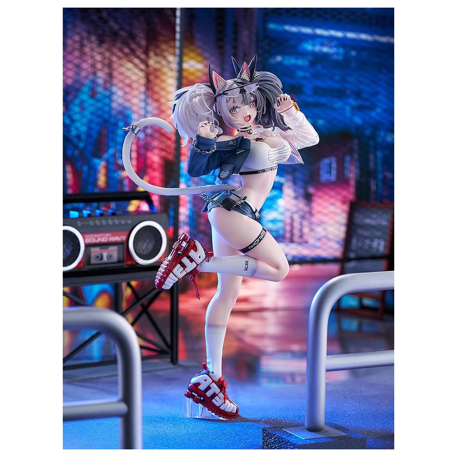 Original Character Figure 1/7 Melterna Girl: Metako Illustration by Neko Metal 23 cm product photo