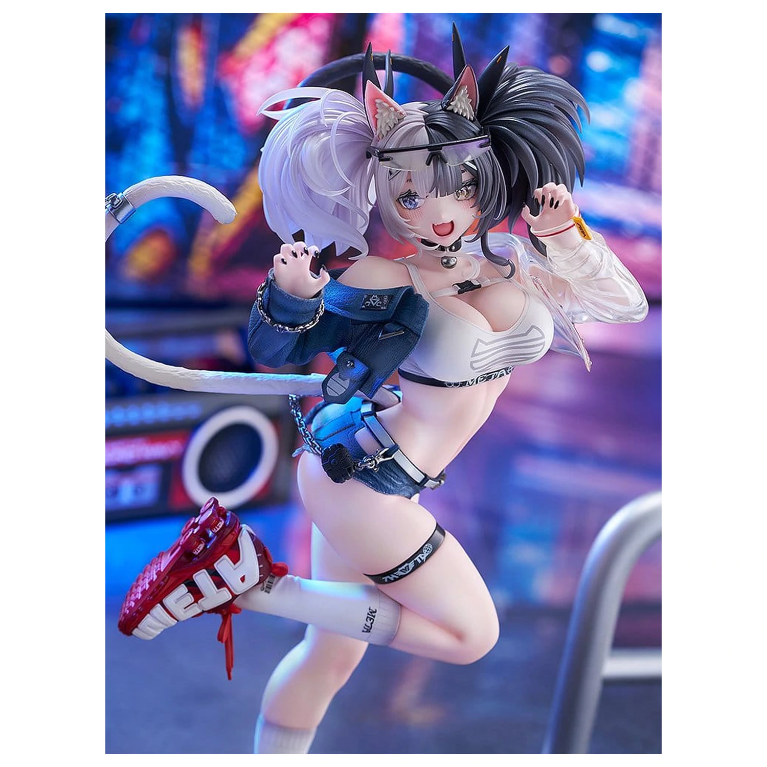 Original Character Figure 1/7 Melterna Girl: Metako Illustration by Neko Metal 23 cm product photo