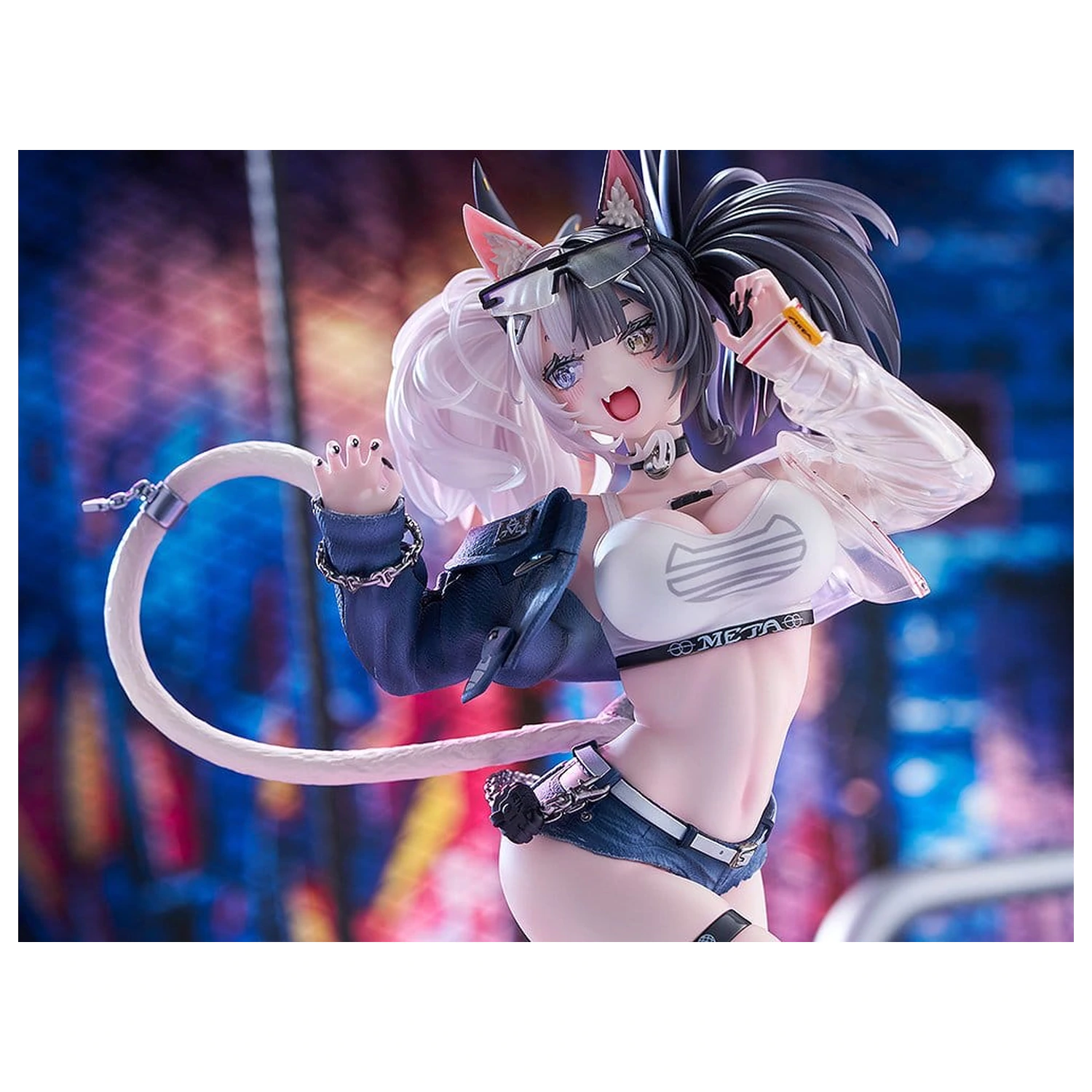Original Character Figure 1/7 Melterna Girl: Metako Illustration by Neko Metal 23 cm product photo