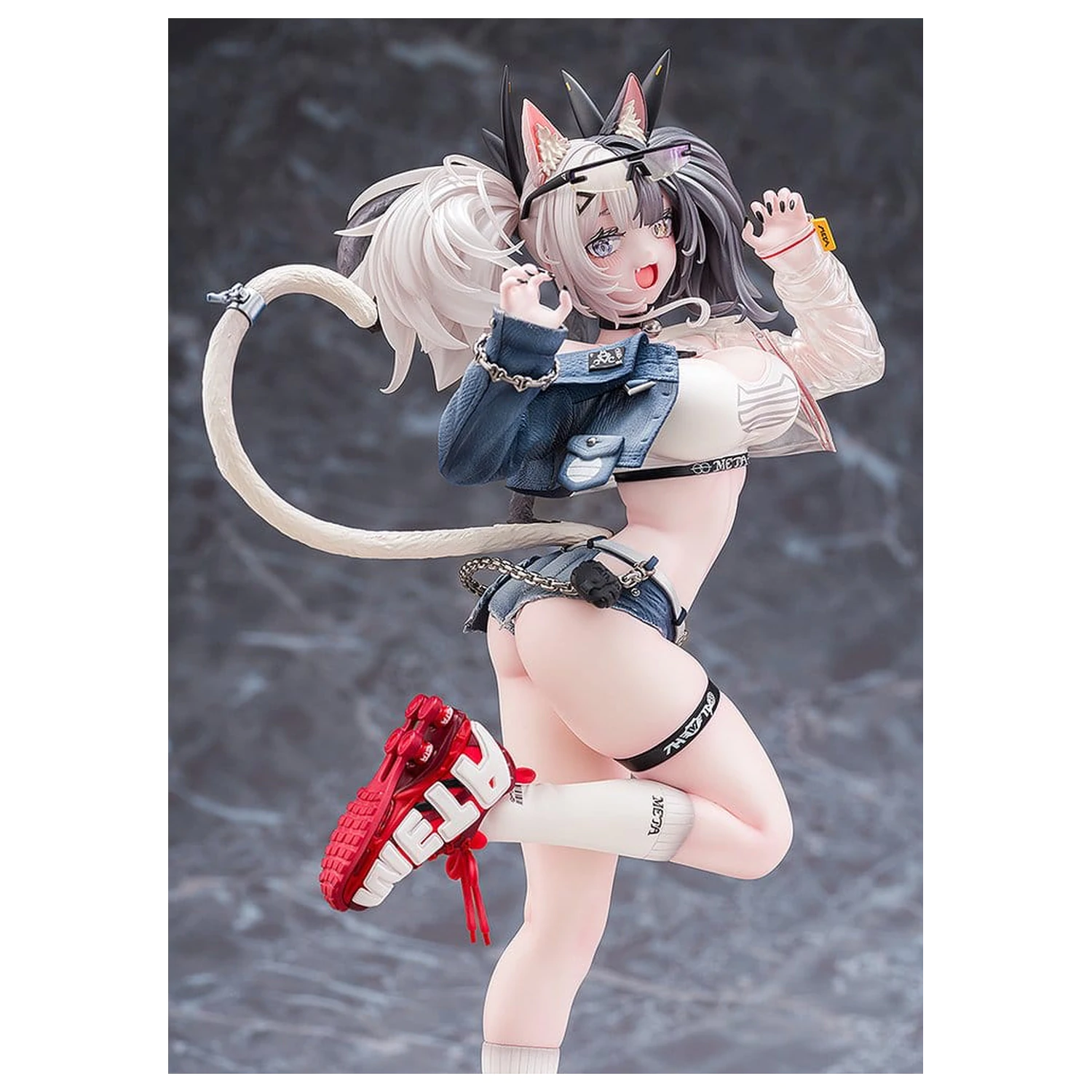 Original Character Figure 1/7 Melterna Girl: Metako Illustration by Neko Metal 23 cm product photo