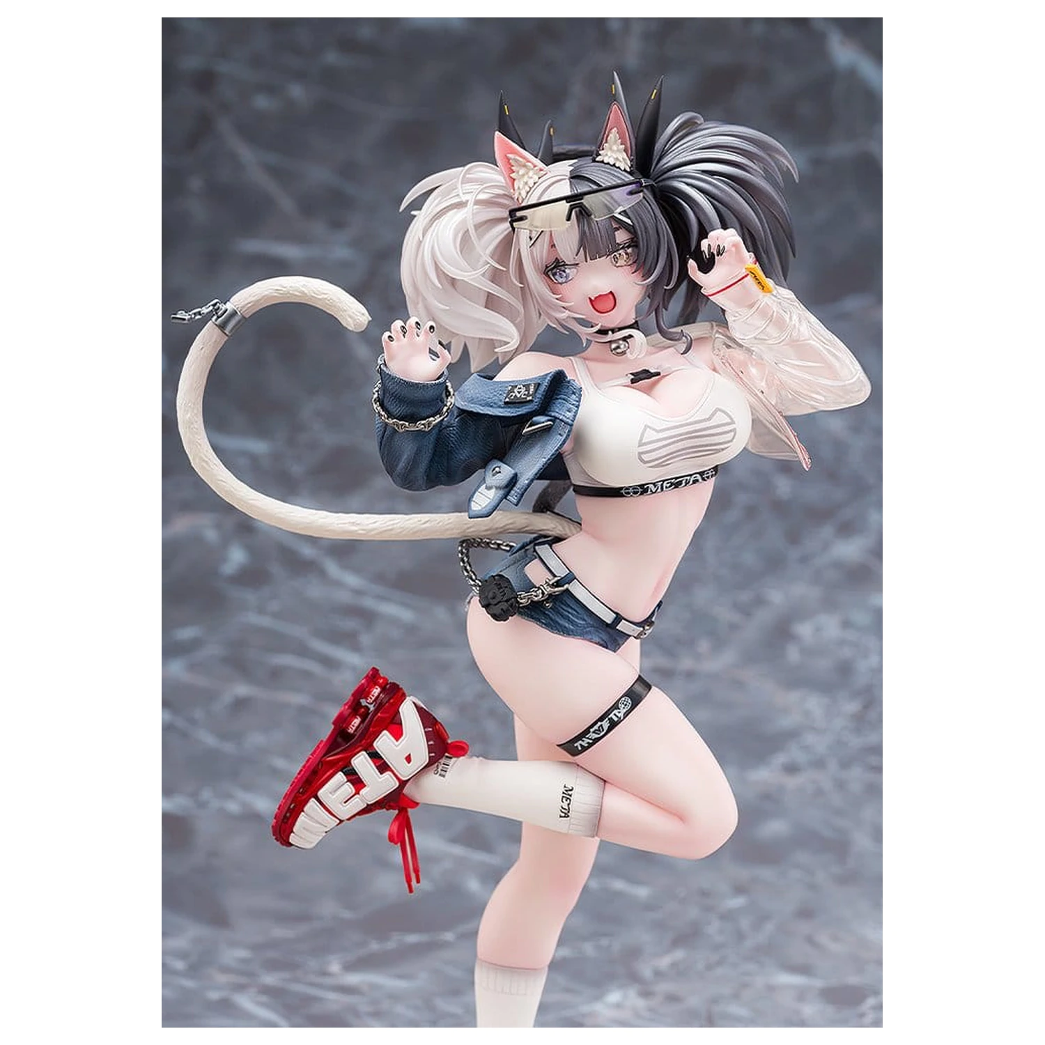 Original Character Figure 1/7 Melterna Girl: Metako Illustration by Neko Metal 23 cm product photo