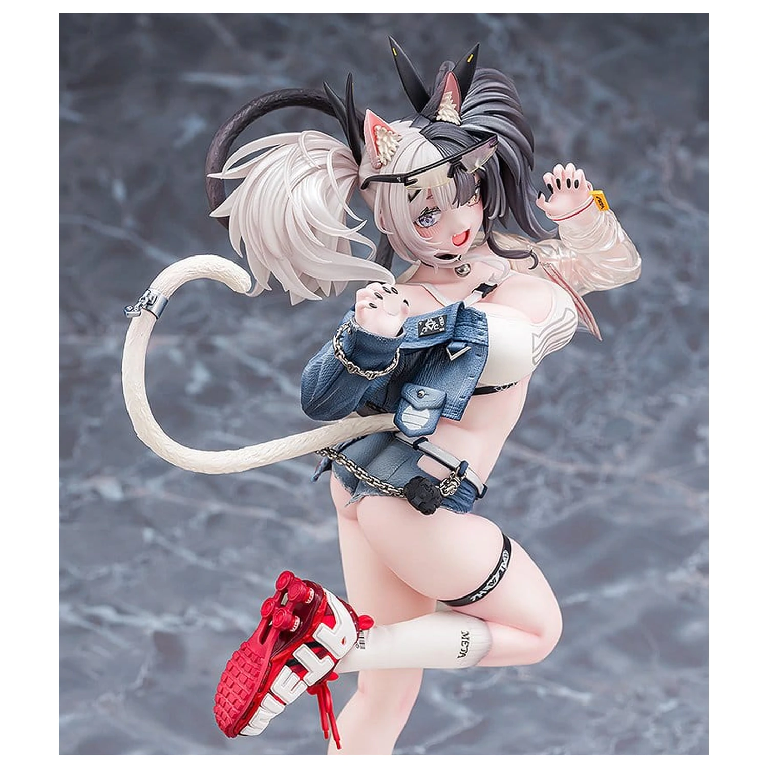Original Character Figure 1/7 Melterna Girl: Metako Illustration by Neko Metal 23 cm product photo