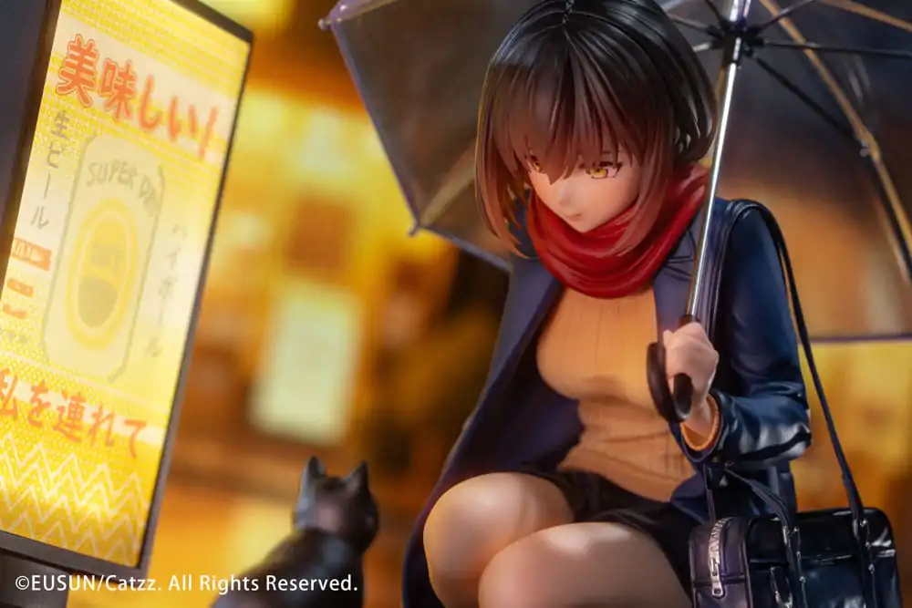 Original Character Statue 1/7 Rainy Day - Meeting Illustrated by Catzz 16 cm product photo