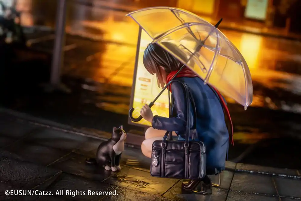 Original Character Statue 1/7 Rainy Day - Meeting Illustrated by Catzz 16 cm product photo