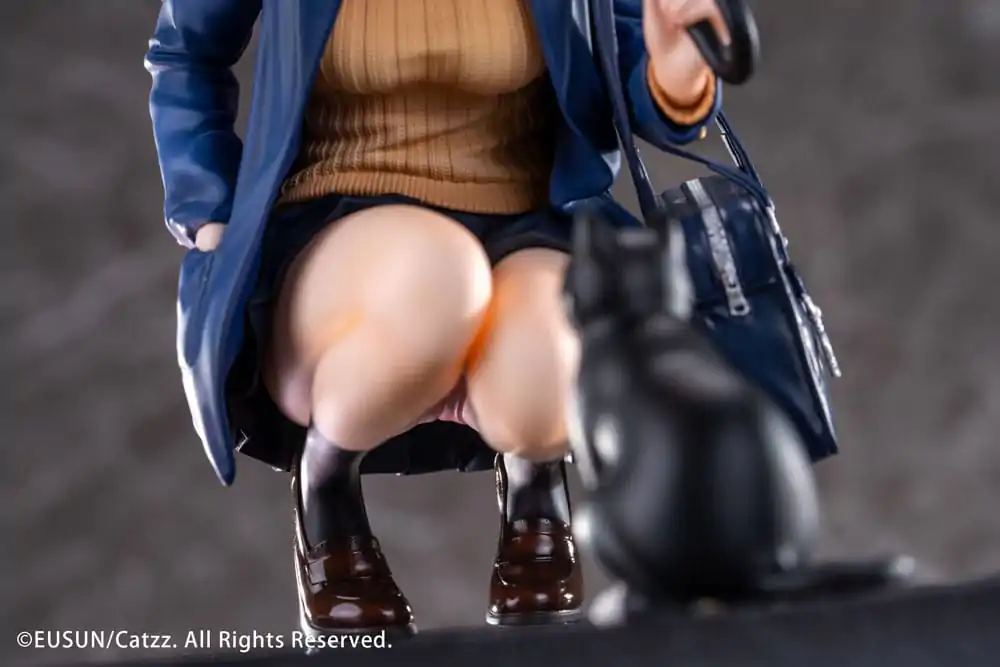 Original Character Statue 1/7 Rainy Day - Meeting Illustrated by Catzz 16 cm product photo