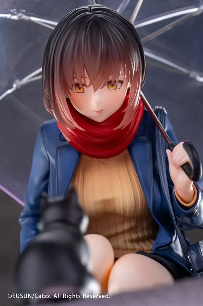 Original Character Statue 1/7 Rainy Day - Meeting Illustrated by Catzz 16 cm product photo