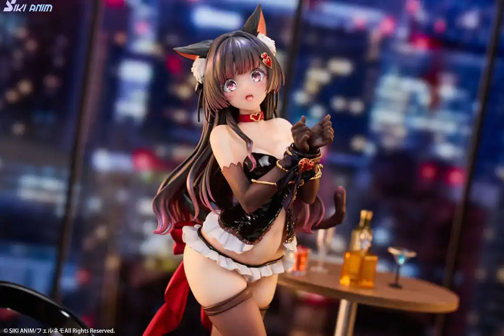 Original Character PVC Statue 1/7 Shibarare Cat Ruhuna-chan Deluxe Edition 26 cm termékfotó