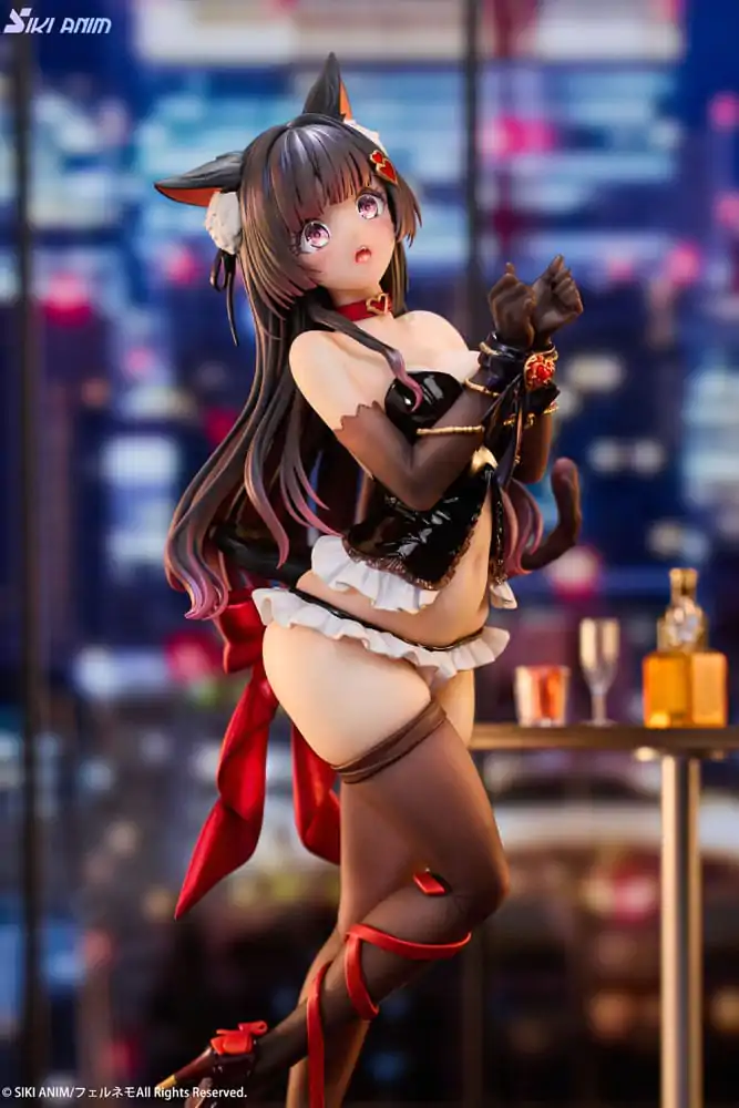 Original Character PVC Statue 1/7 Shibarare Cat Ruhuna-chan Deluxe Edition 26 cm termékfotó