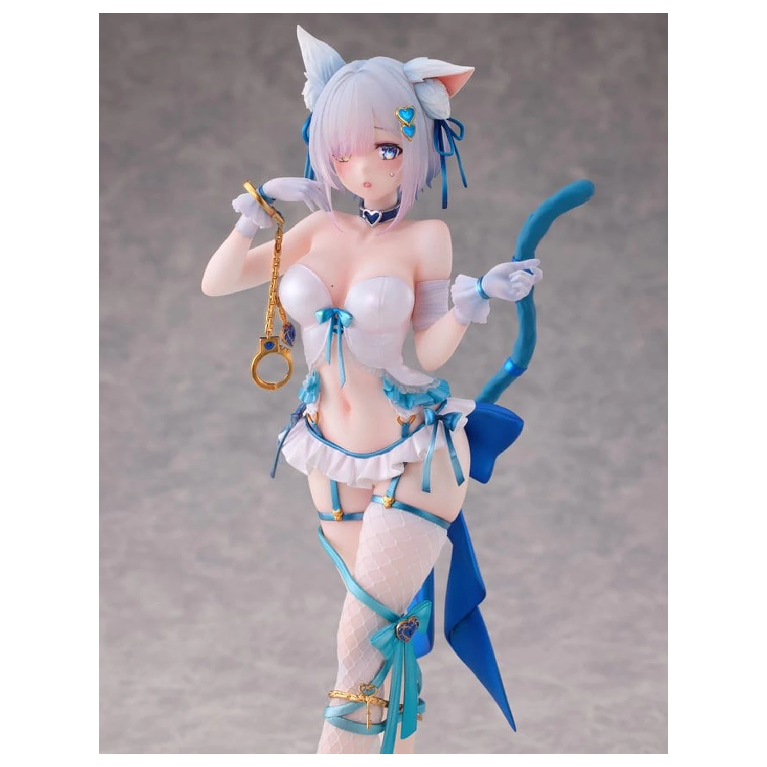 Original Character PVC Figure 1/7 Shibarare Neko Putika-chan 26 cm product photo