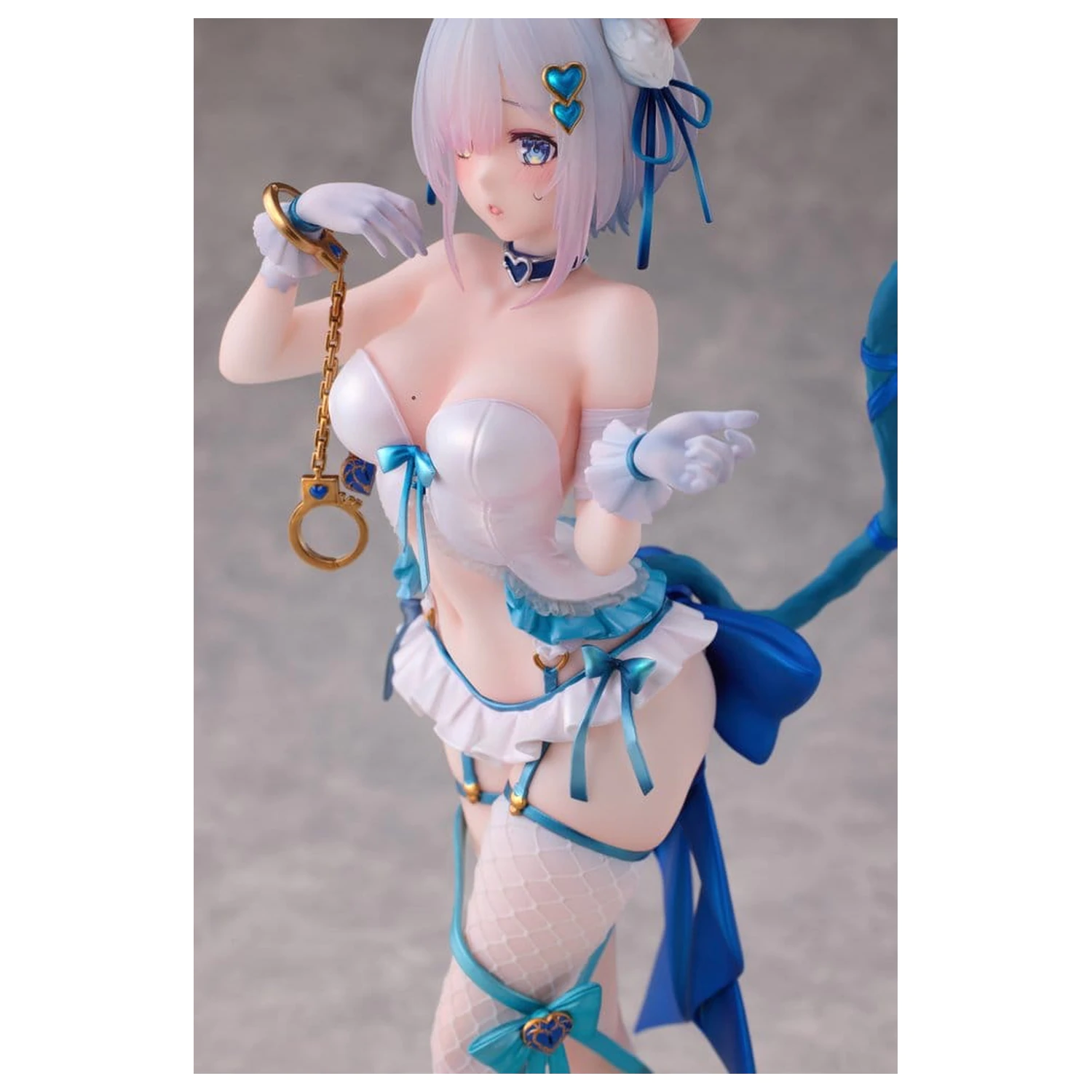 Original Character PVC Figure 1/7 Shibarare Neko Putika-chan 26 cm product photo