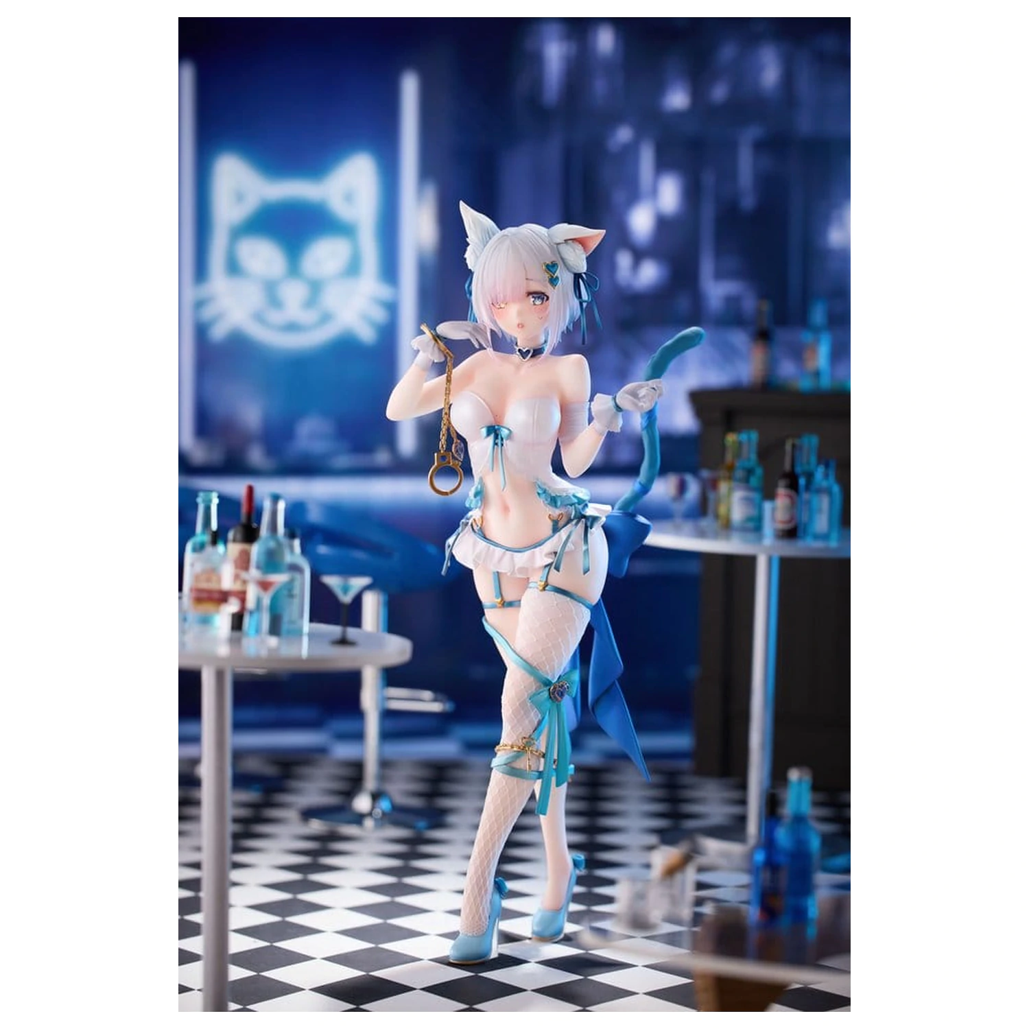Original Character PVC Figure 1/7 Shibarare Neko Putika-chan 26 cm product photo