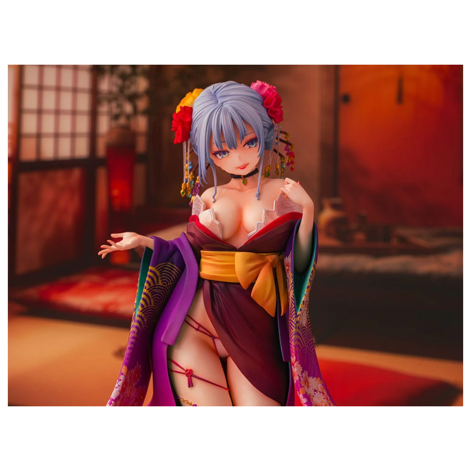 Original Character Statue 1/7 Shujuu Ecstasy Shion Oiran Ver. 15 cm product photo