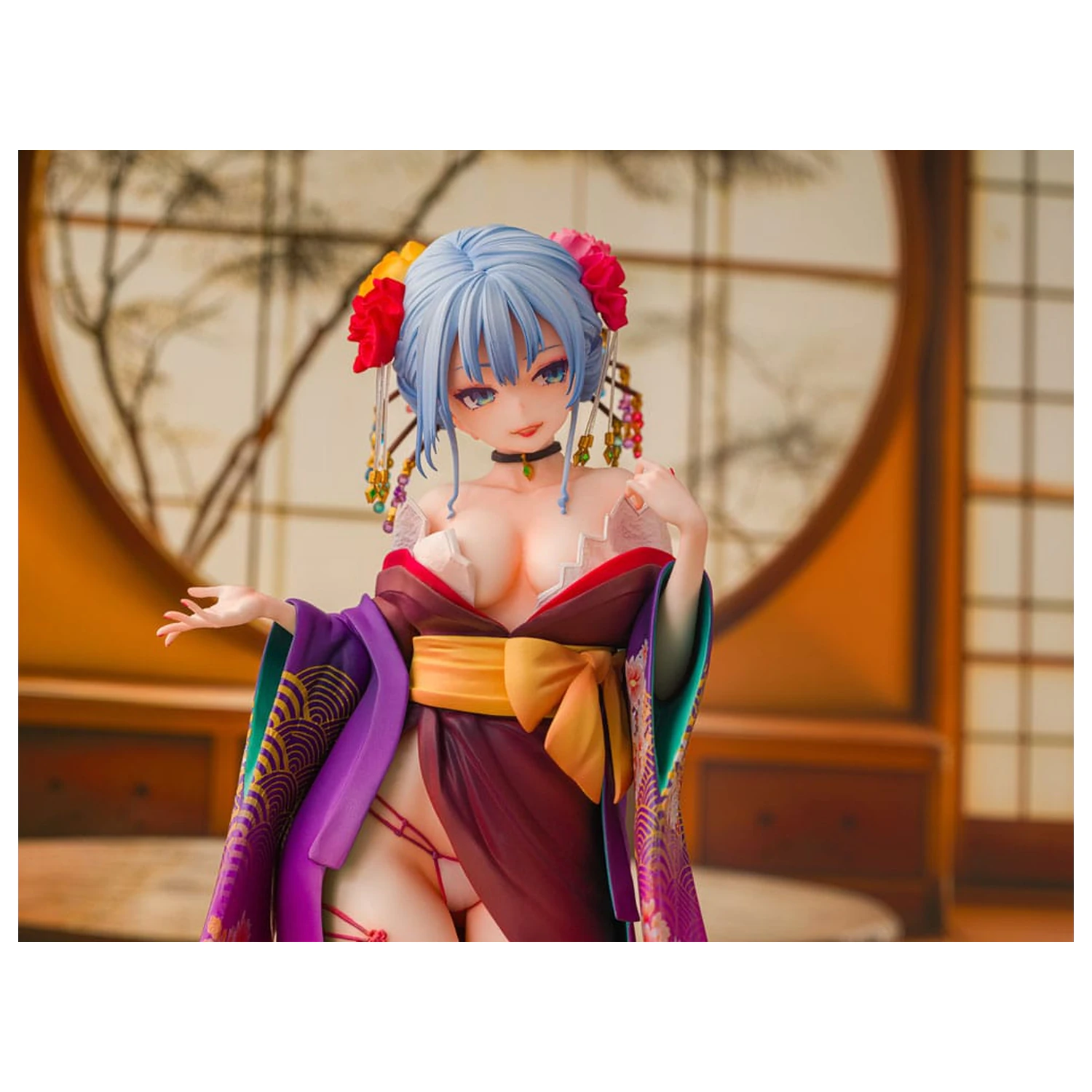 Original Character Statue 1/7 Shujuu Ecstasy Shion Oiran Ver. 15 cm product photo