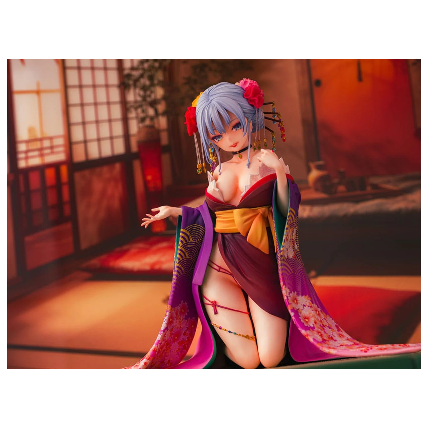 Original Character Statue 1/7 Shujuu Ecstasy Shion Oiran Ver. (Wholesome Ver.) 15 cm product photo