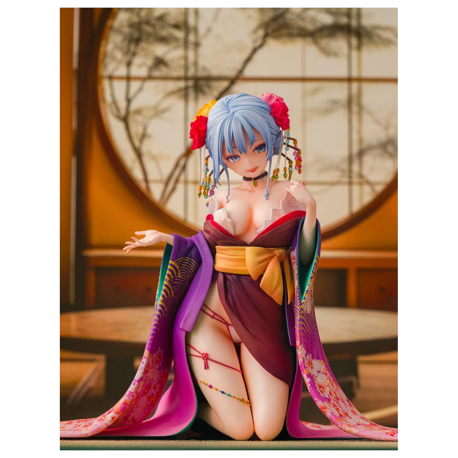 Original Character Statue 1/7 Shujuu Ecstasy Shion Oiran Ver. (Wholesome Ver.) 15 cm product photo