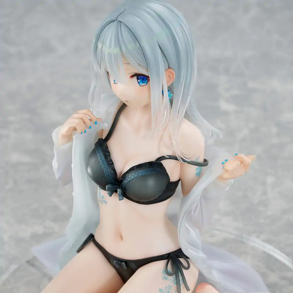 Original Character PVC Statue 1/7 Silver-Haired Girl Sky Blue Morning Special Outfit Ver. by Fuumi Illustration 16 cm termékfotó