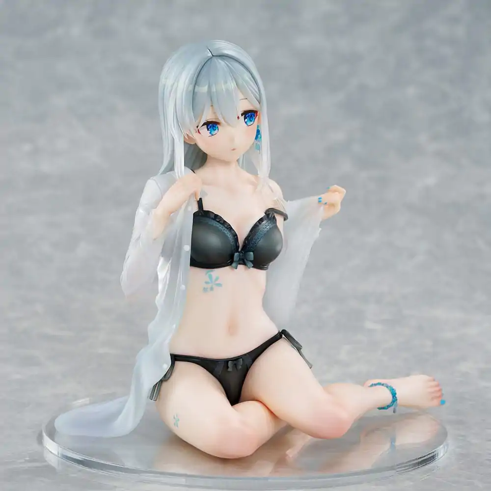 Original Character PVC Statue 1/7 Silver-Haired Girl Sky Blue Morning Special Outfit Ver. by Fuumi Illustration 16 cm termékfotó