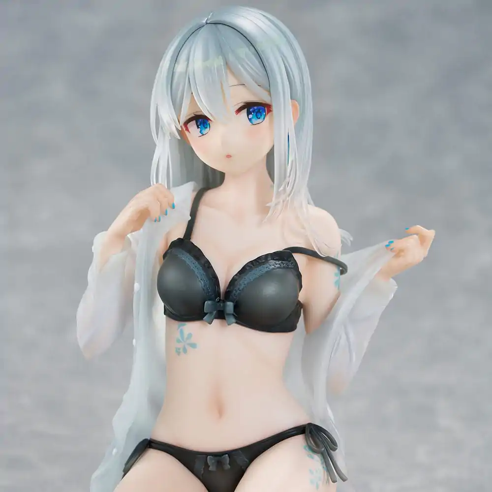 Original Character PVC Statue 1/7 Silver-Haired Girl Sky Blue Morning Special Outfit Ver. by Fuumi Illustration 16 cm termékfotó