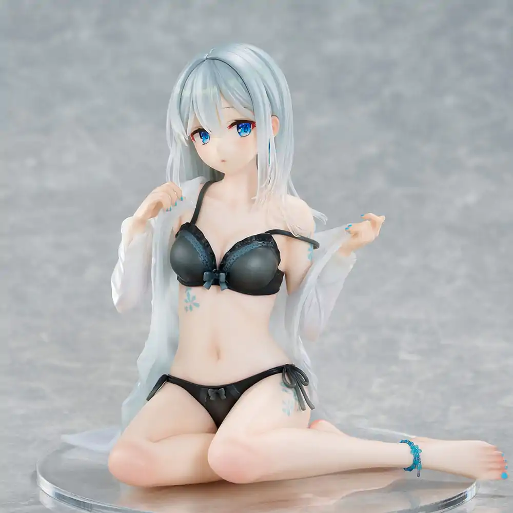 Original Character PVC Statue 1/7 Silver-Haired Girl Sky Blue Morning Special Outfit Ver. by Fuumi Illustration 16 cm termékfotó