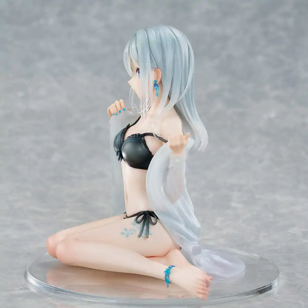 Original Character PVC Statue 1/7 Silver-Haired Girl Sky Blue Morning Special Outfit Ver. by Fuumi Illustration 16 cm termékfotó