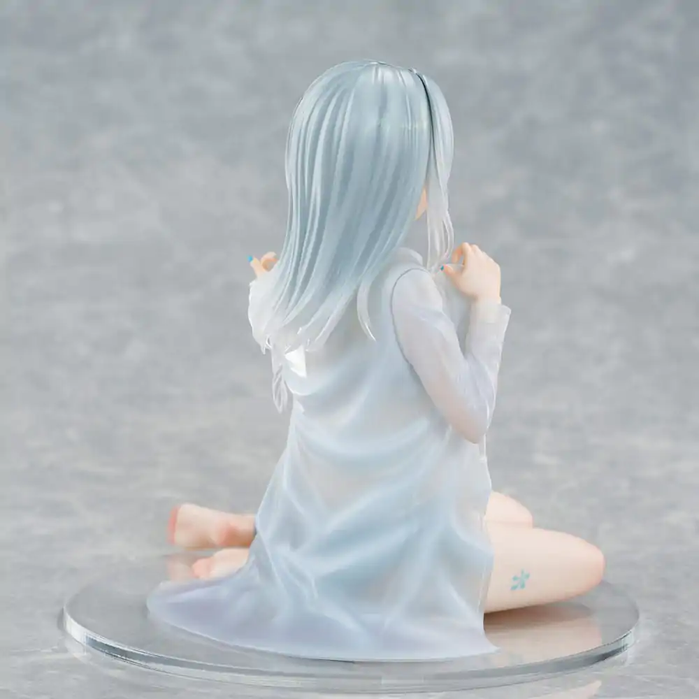 Original Character PVC Statue 1/7 Silver-Haired Girl Sky Blue Morning Special Outfit Ver. by Fuumi Illustration 16 cm termékfotó