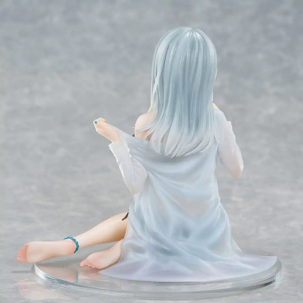 Original Character PVC Statue 1/7 Silver-Haired Girl Sky Blue Morning Special Outfit Ver. by Fuumi Illustration 16 cm termékfotó