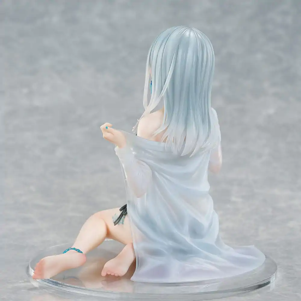 Original Character PVC Statue 1/7 Silver-Haired Girl Sky Blue Morning Special Outfit Ver. by Fuumi Illustration 16 cm termékfotó