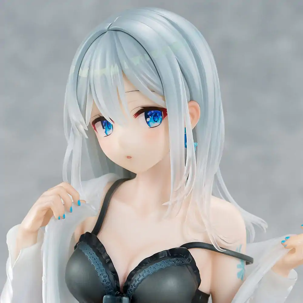 Original Character PVC Statue 1/7 Silver-Haired Girl Sky Blue Morning Special Outfit Ver. by Fuumi Illustration 16 cm termékfotó