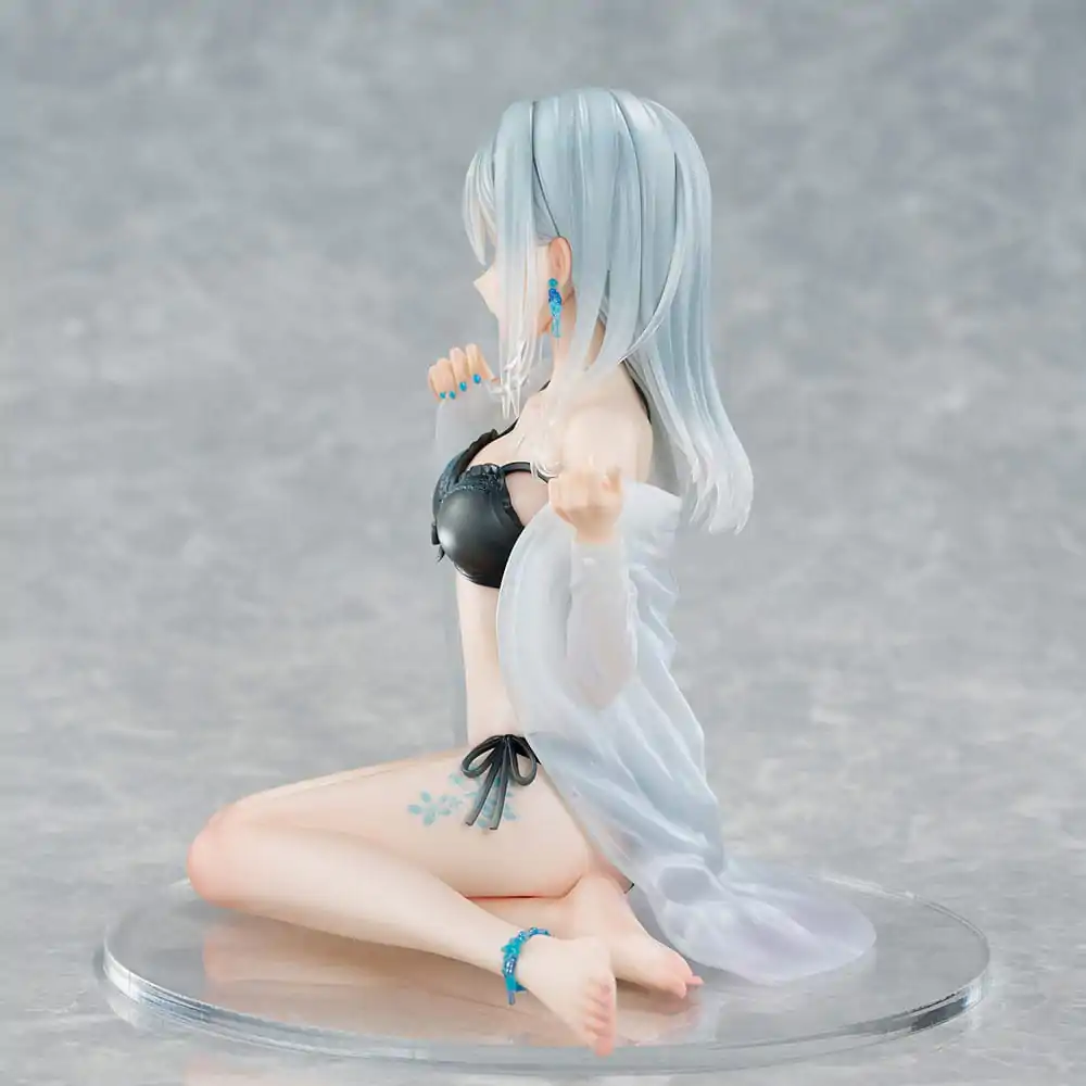 Original Character PVC Statue 1/7 Silver-Haired Girl Sky Blue Morning Special Outfit Ver. by Fuumi Illustration 16 cm termékfotó