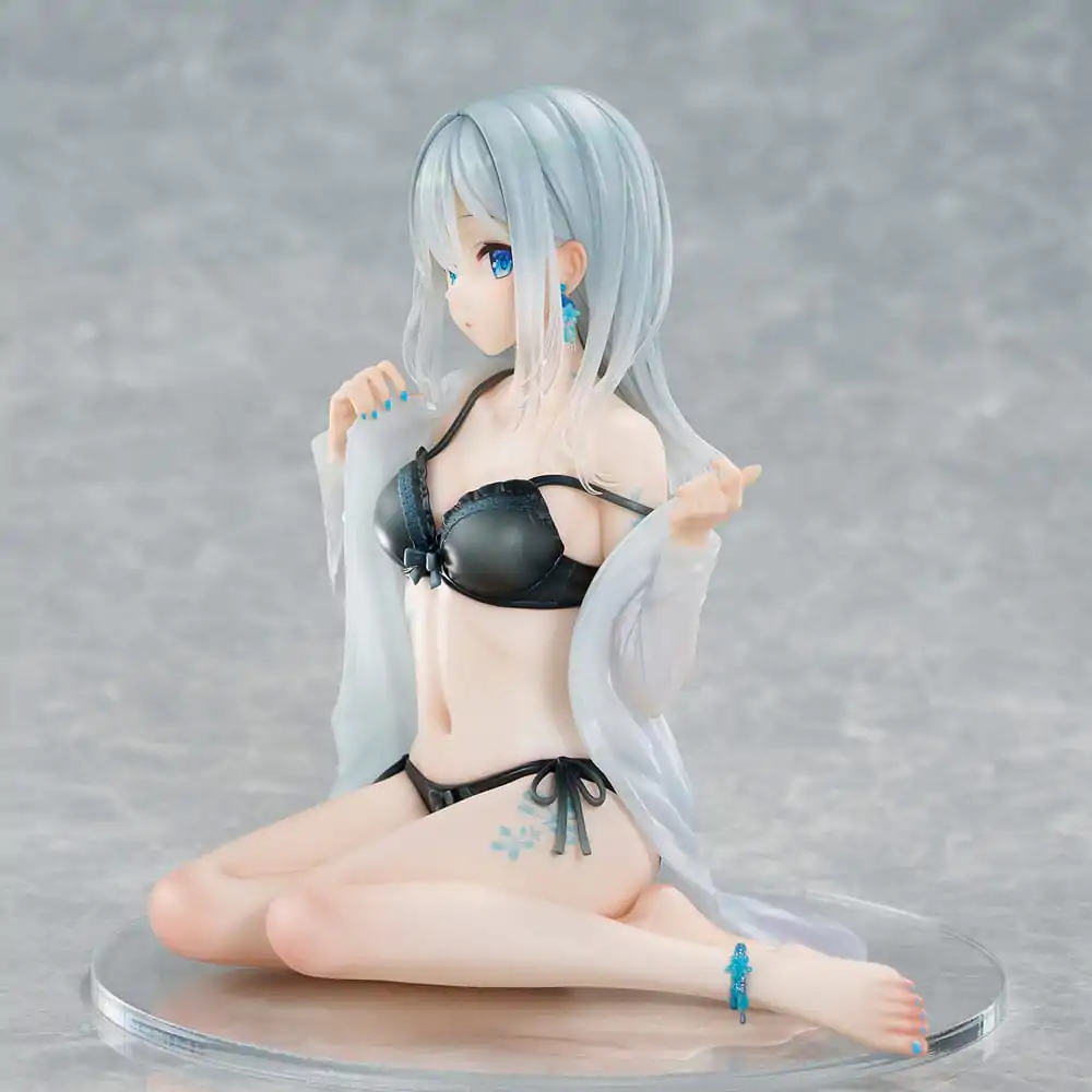 Original Character PVC Statue 1/7 Silver-Haired Girl Sky Blue Morning Special Outfit Ver. by Fuumi Illustration 16 cm termékfotó