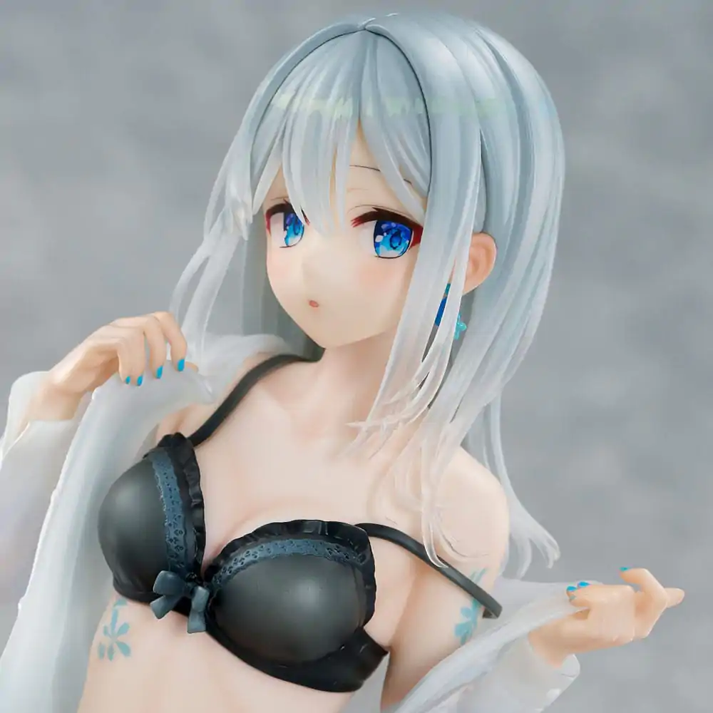 Original Character PVC Statue 1/7 Silver-Haired Girl Sky Blue Morning Special Outfit Ver. by Fuumi Illustration 16 cm termékfotó