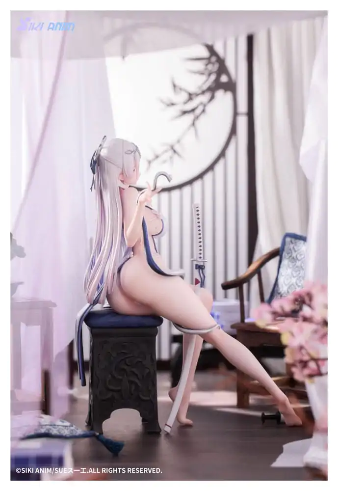 Original Character PVC Statue 1/7 The Color of the Blue - White Snake Deluxe Edition 20 cm product photo