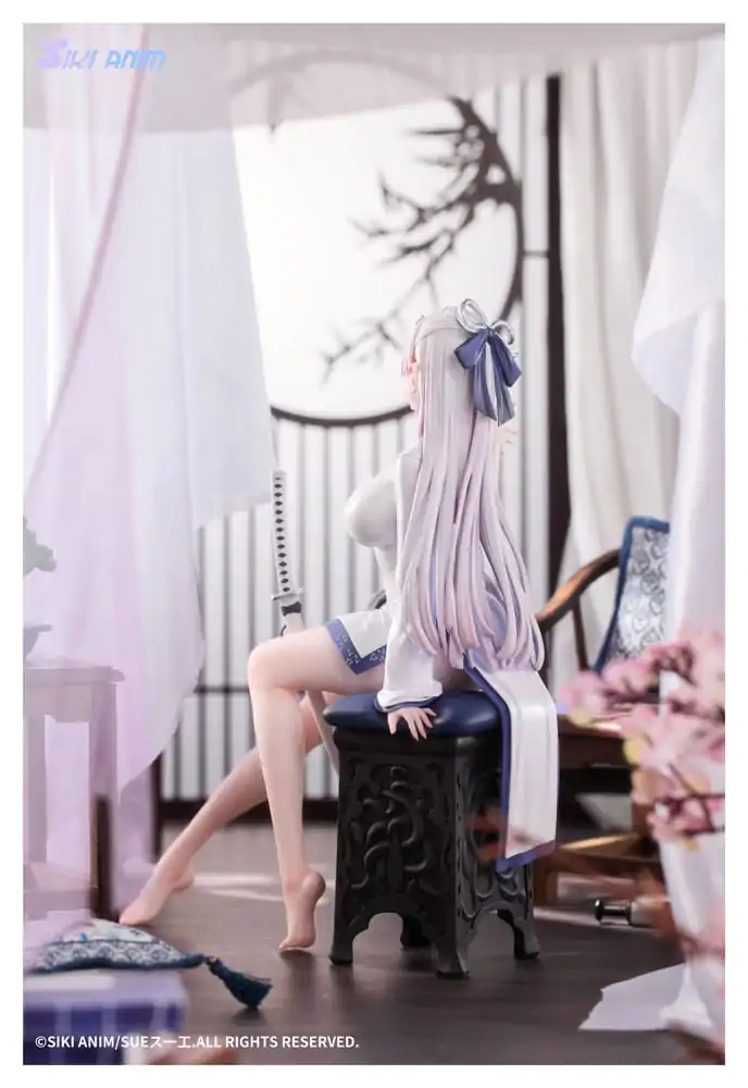 Original Character PVC Statue 1/7 The Color of the Blue - White Snake Deluxe Edition 20 cm product photo