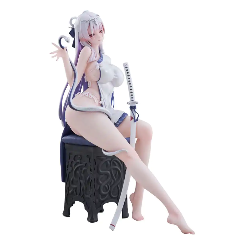 Original Character PVC Statue 1/7 The Color of the Blue - White Snake Deluxe Edition 20 cm product photo