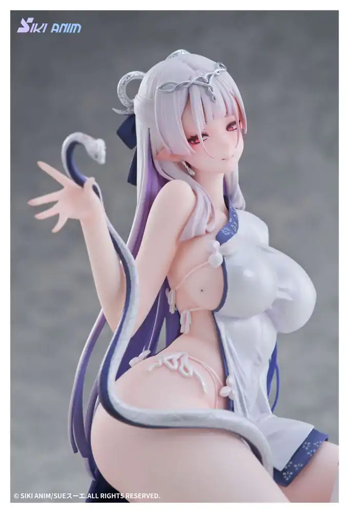 Original Character PVC Statue 1/7 The Color of the Blue - White Snake Deluxe Edition 20 cm product photo