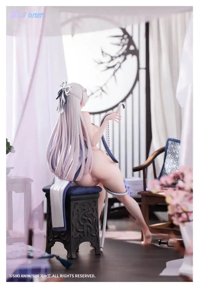 Original Character PVC Statue 1/7 The Color of the Blue - White Snake Deluxe Edition 20 cm product photo