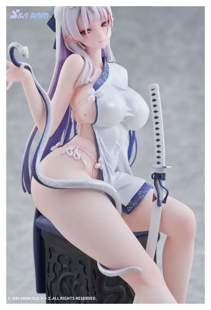 Original Character PVC Statue 1/7 The Color of the Blue - White Snake Normal Edition 20 cm product photo
