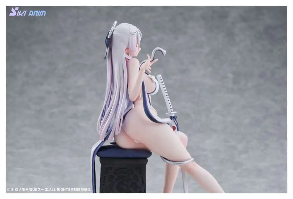 Original Character PVC Statue 1/7 The Color of the Blue - White Snake Normal Edition 20 cm product photo