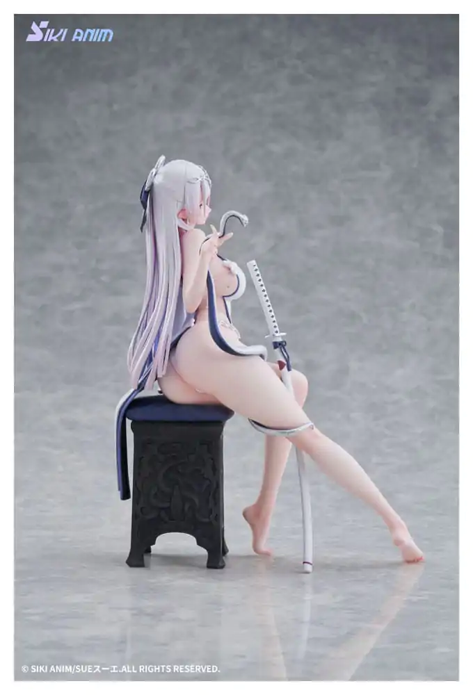 Original Character PVC Statue 1/7 The Color of the Blue - White Snake Normal Edition 20 cm product photo