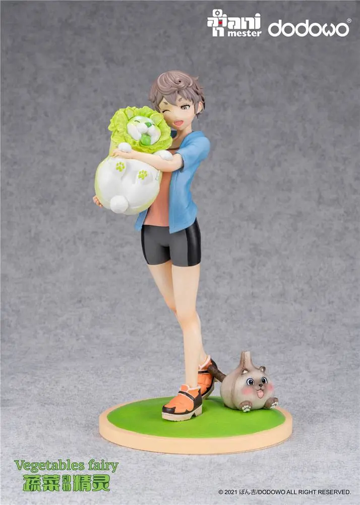 Original Character Statue 1/7 Vegetable Fairies Sai and Cabbage Dog 25 cm termékfotó