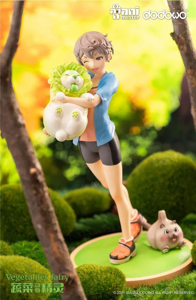 Original Character Statue 1/7 Vegetable Fairies Sai and Cabbage Dog 25 cm termékfotó