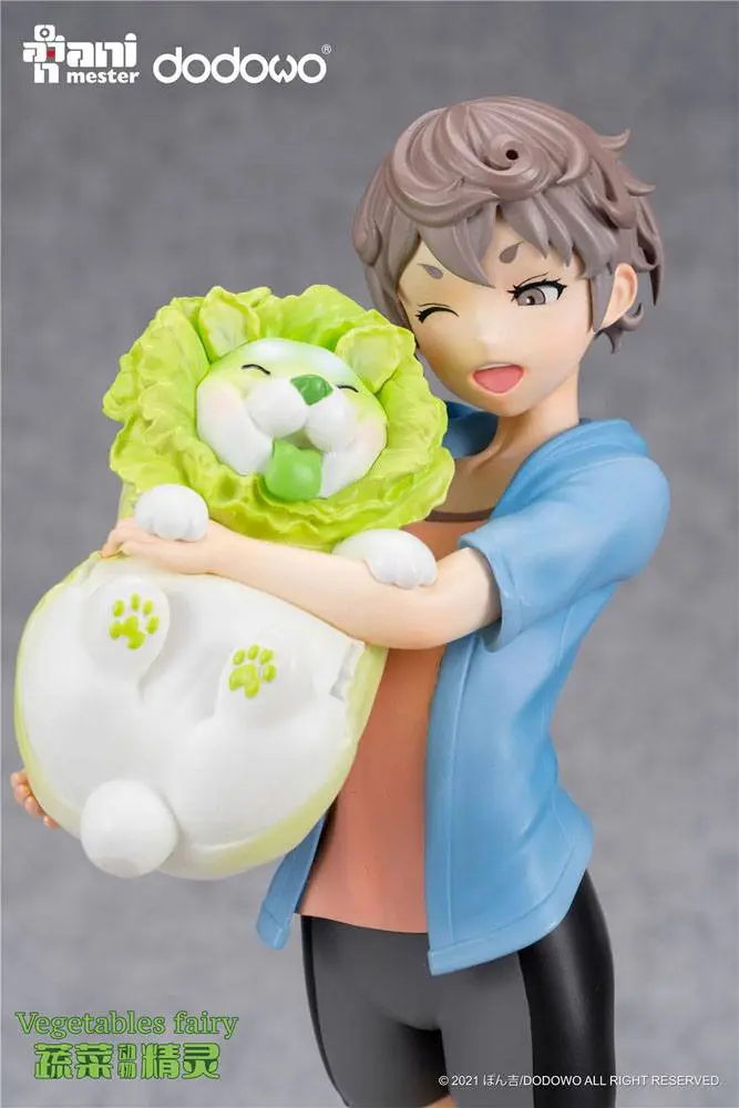 Original Character Statue 1/7 Vegetable Fairies Sai and Cabbage Dog 25 cm termékfotó