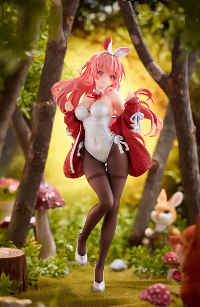 Original Character PVC 1/7 White Rabbit Illustrated by Rosuuri Deluxe Version 24 cm termékfotó