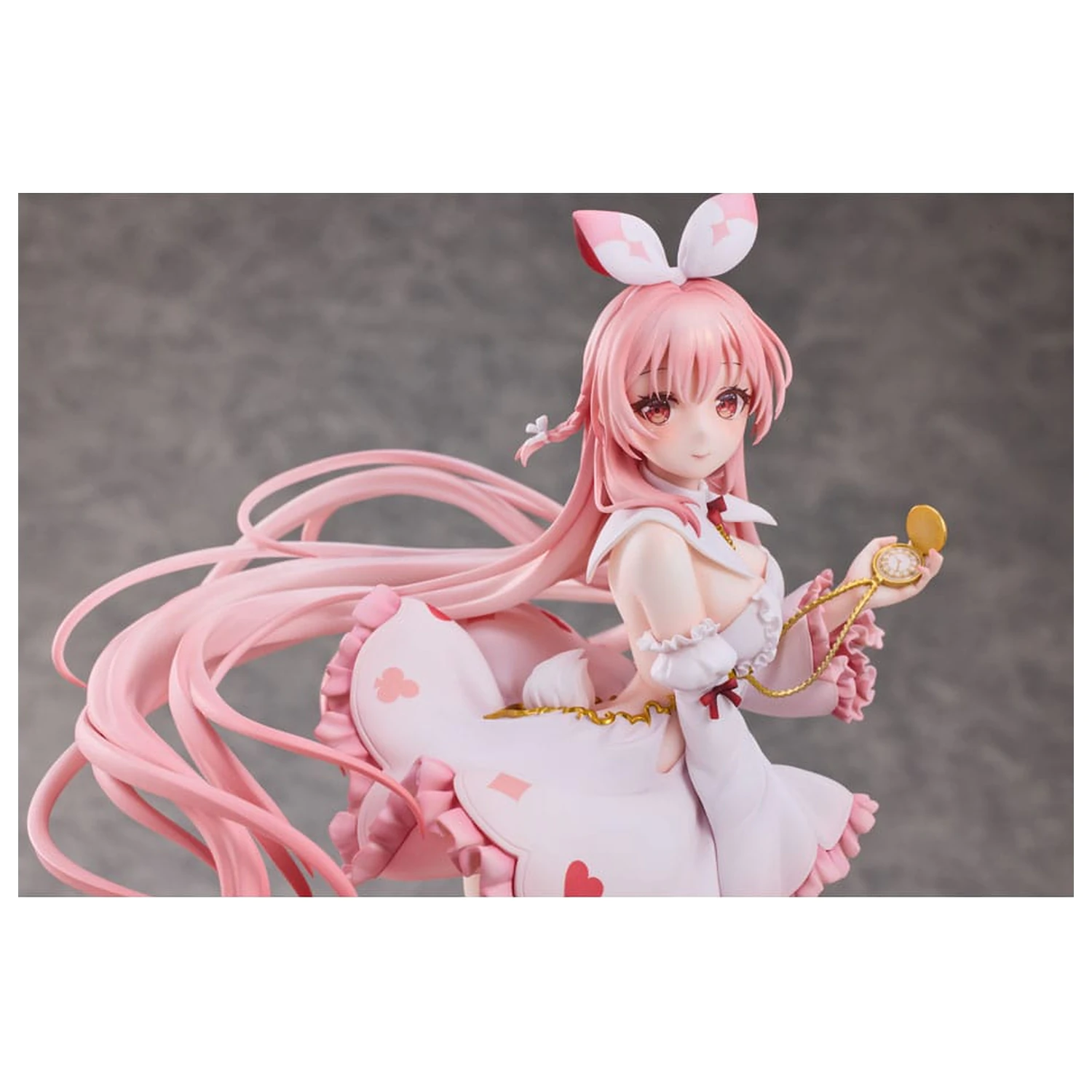 Original Character PVC Statue 1/7 White Rabbit Rosu Wonderland Ver. Illustrated by Rosuuri Deluxe Edition 29 cm product photo