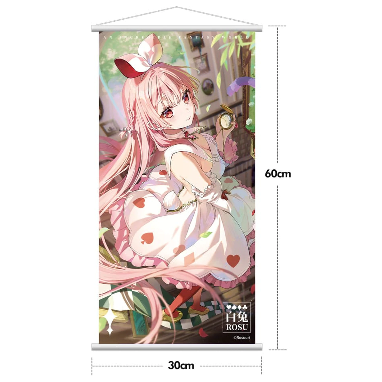 Original Character PVC Statue 1/7 White Rabbit Rosu Wonderland Ver. Illustrated by Rosuuri Deluxe Edition 29 cm product photo