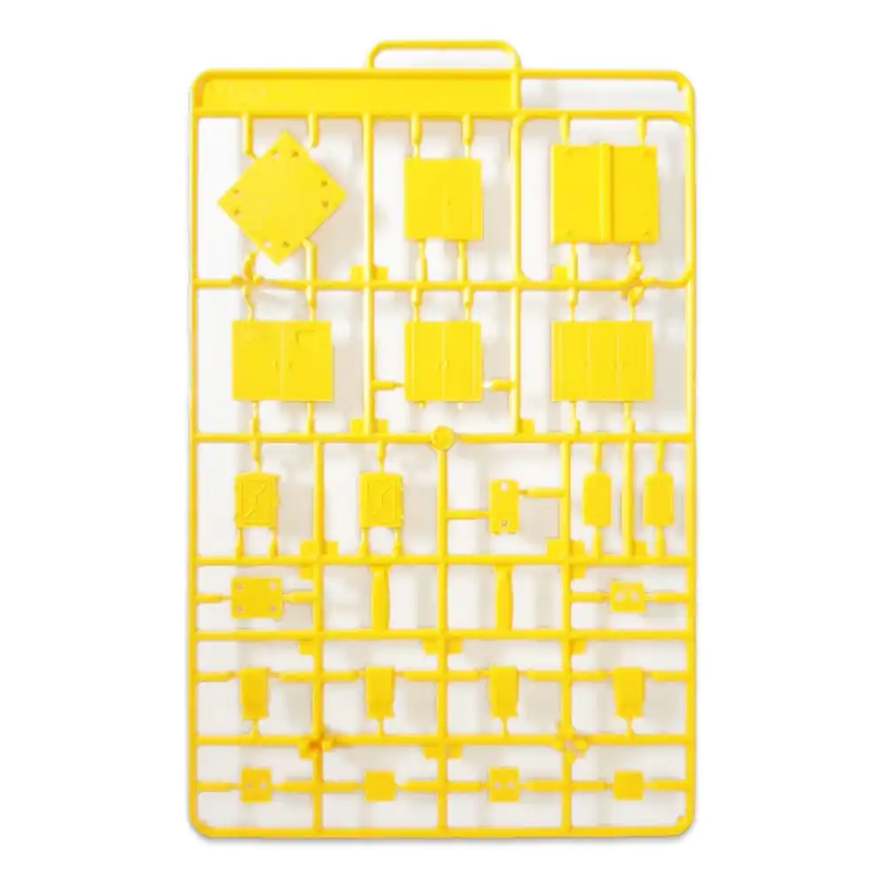 Original Character 1/80 Plastic Model Kit 1/80 Pop Another World Series Relay box/Cubicle Yellow 3 cm product photo