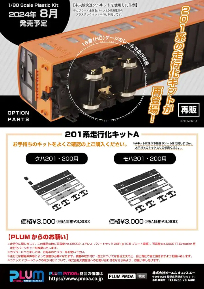 Original Character 1/80 Plastic Model Kit 1/80 Type201 movablekit (forKUHA201 200)(re-run) 25 cm product photo