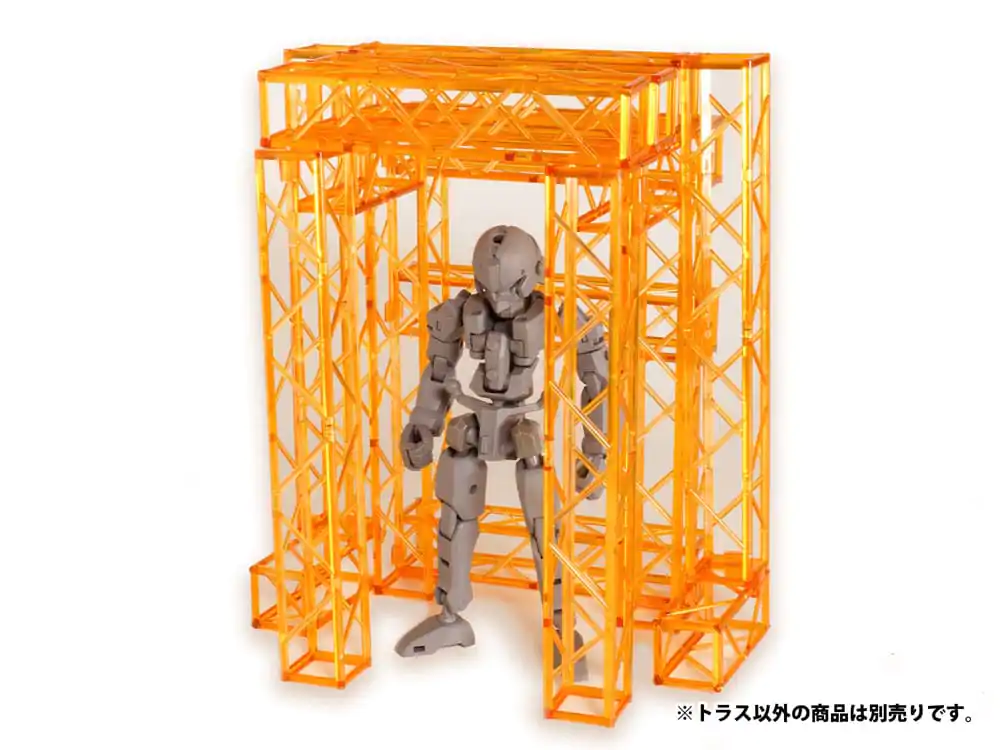 Original Character 1/80 Plastic Model Kit Pop Accessory01 Truss clear Orange Ver. 15 cm product photo
