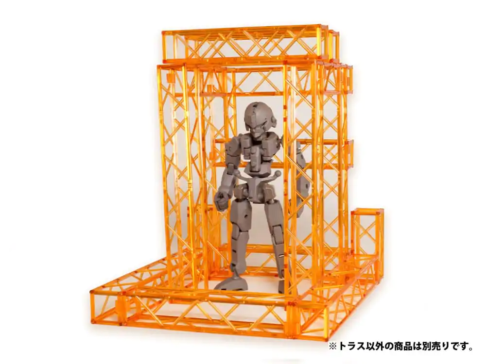 Original Character 1/80 Plastic Model Kit Pop Accessory01 Truss clear Orange Ver. 15 cm product photo