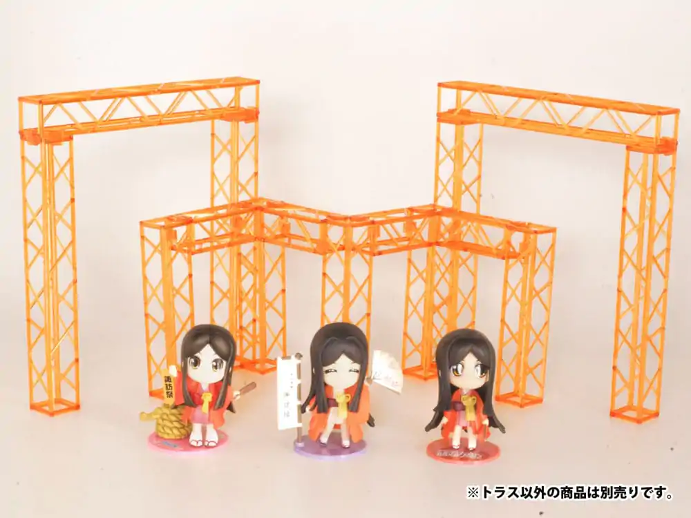 Original Character 1/80 Plastic Model Kit Pop Accessory01 Truss clear Orange Ver. 15 cm product photo
